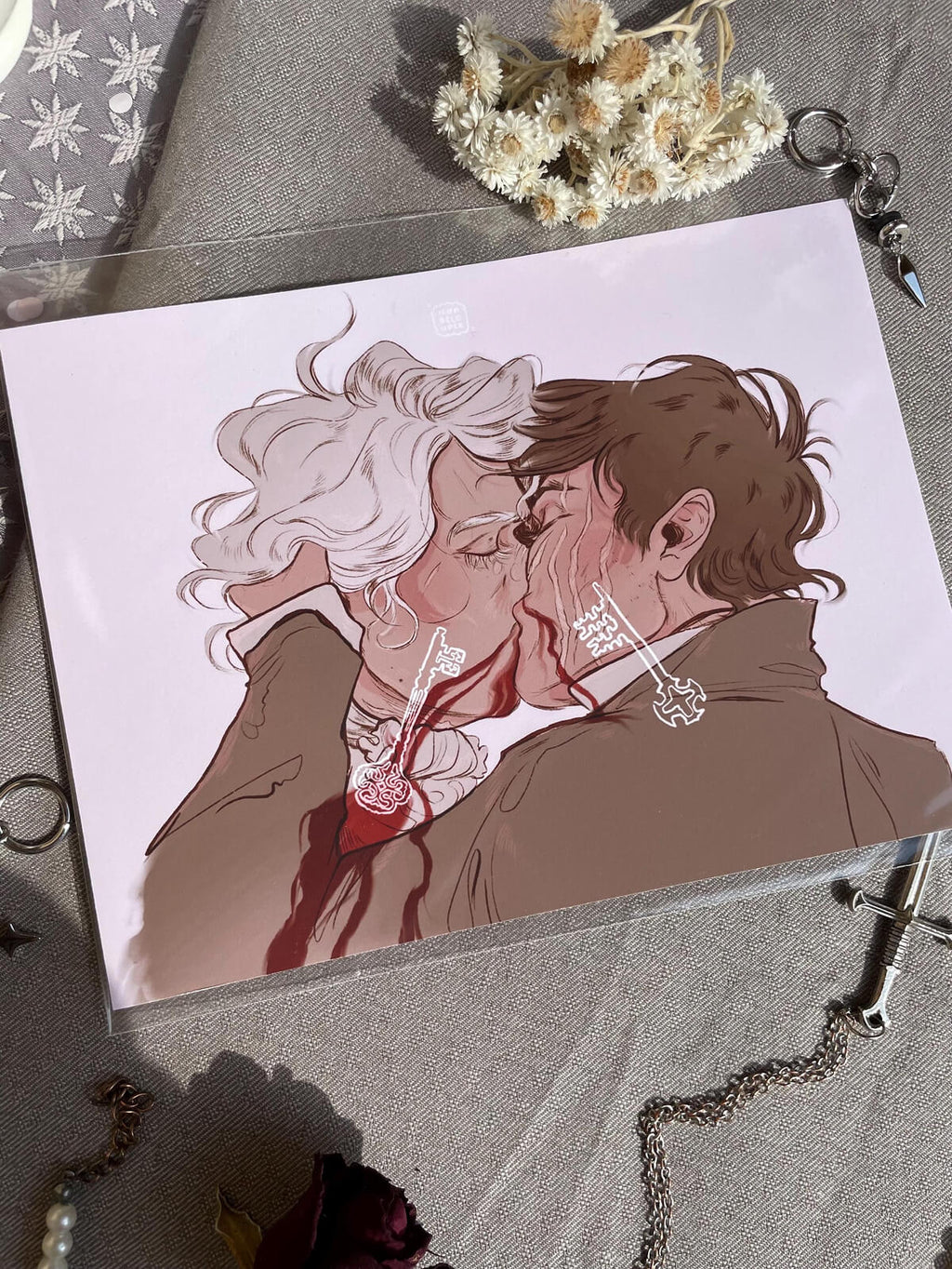 All These Swallowed Keys OC ✦ A5 Art Print