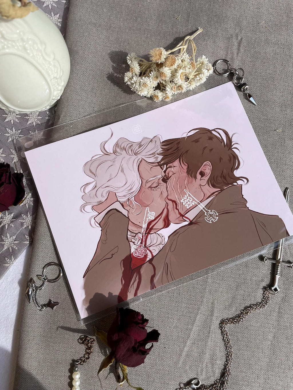All These Swallowed Keys OC ✦ A5 Art Print