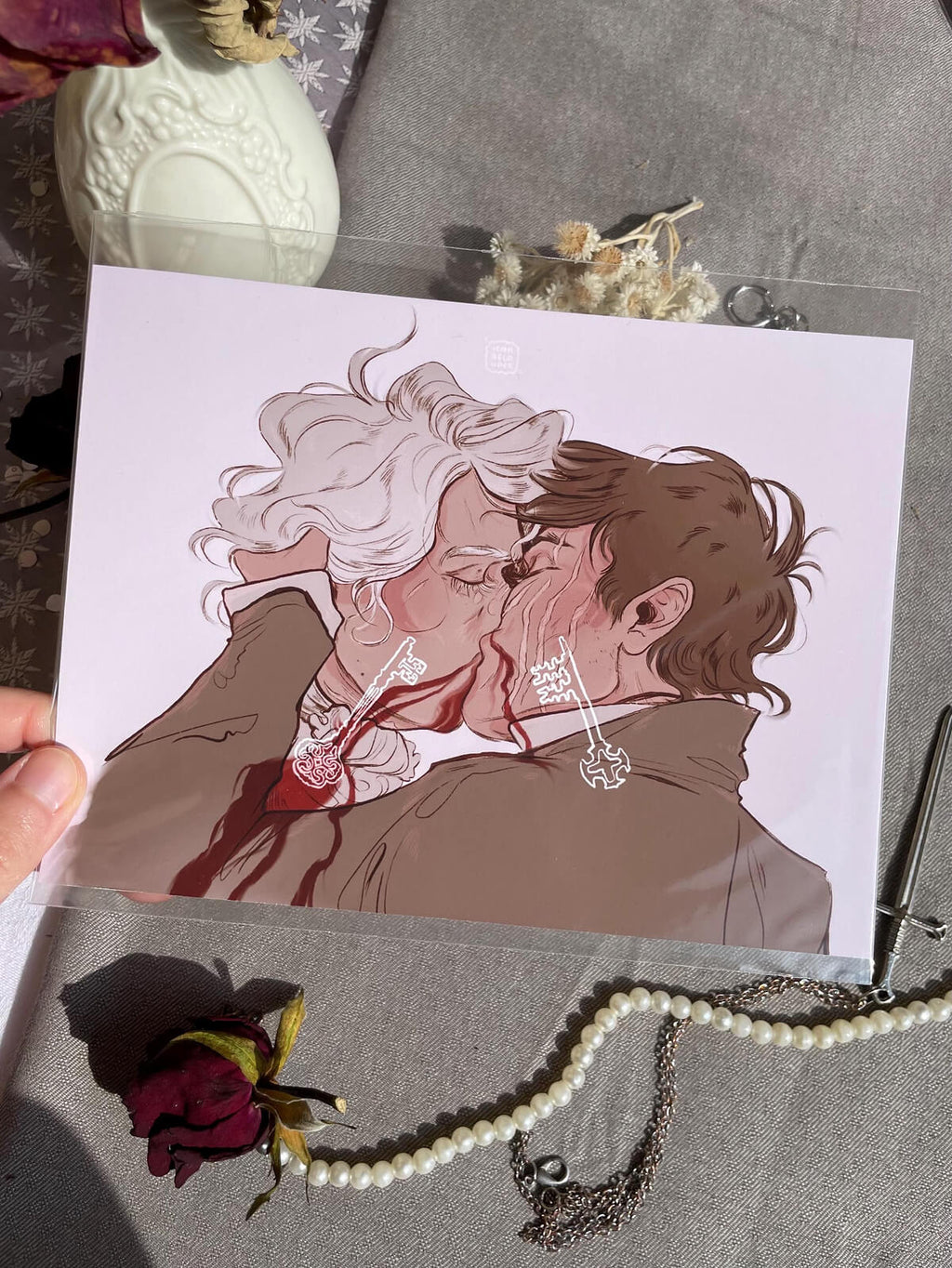 All These Swallowed Keys OC ✦ A5 Art Print