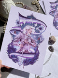 Asexual Knight Nyx ✦ A5 Art Print