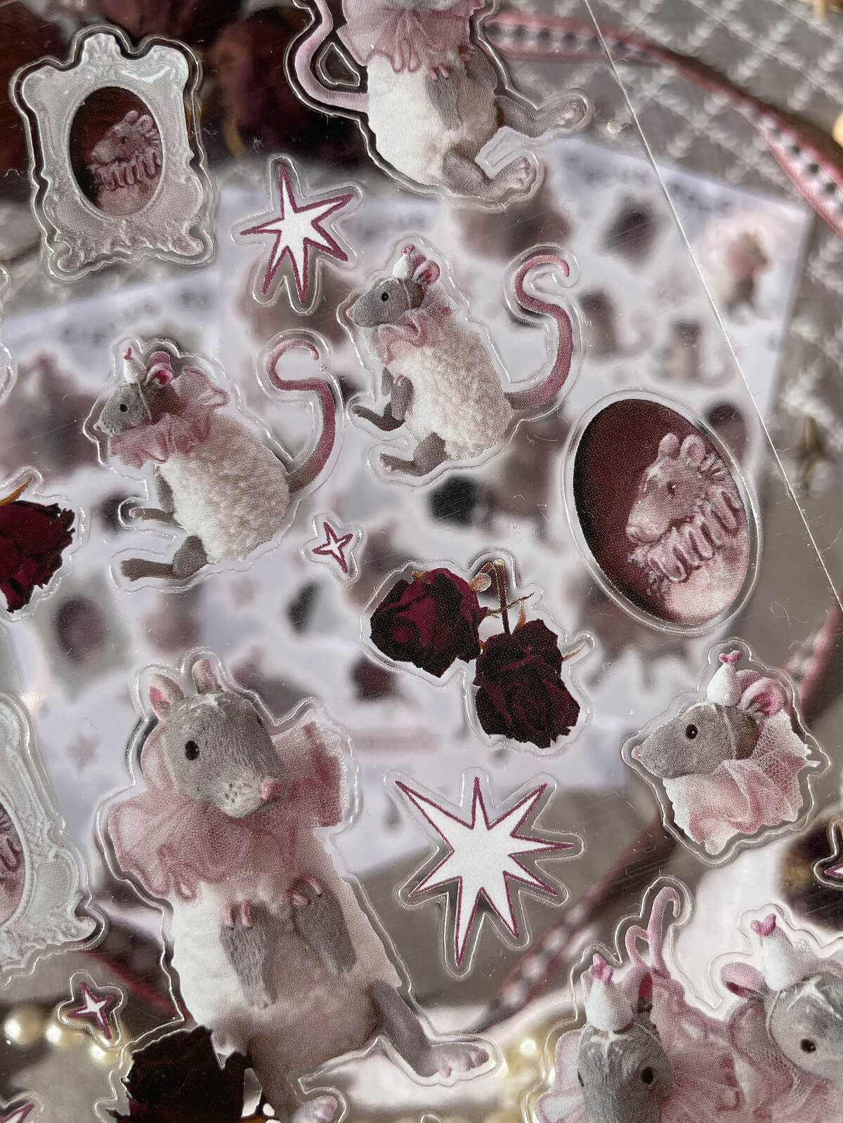 Circus Rat ✦ Transparent Stickersheet