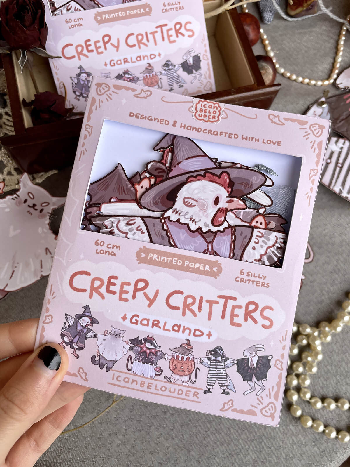 Creepy Critters ✦ Halloween Paper Garland