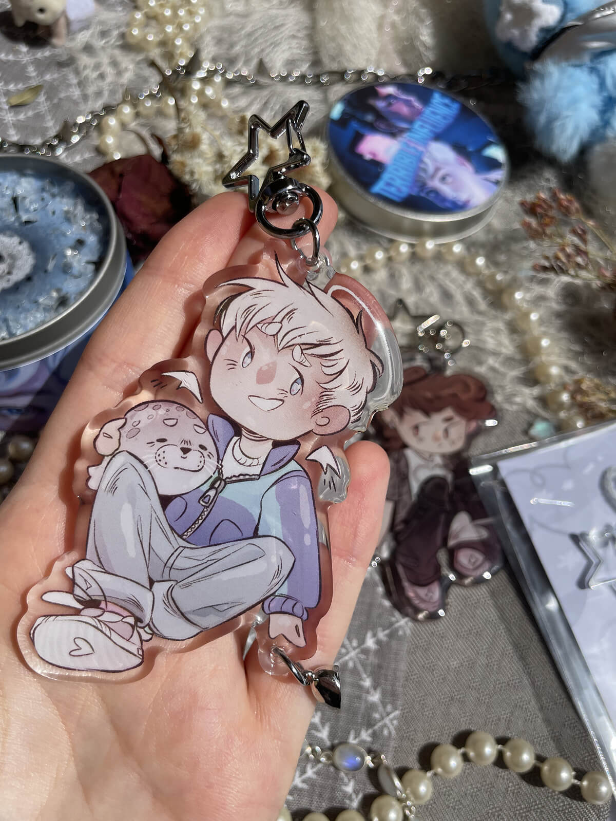 Dan and Phil ✦ Magnetic Keychain Set