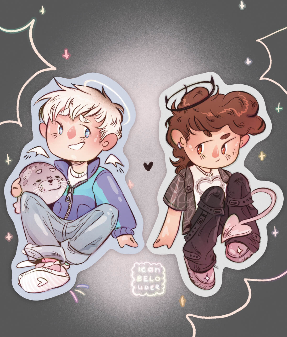 !!PREORDER!! Dan and Phil ✦ Vinyl Sticker Set