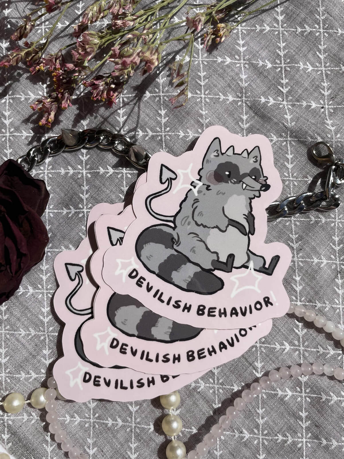 Devilish Behavior ✦ Vinyl Sticker