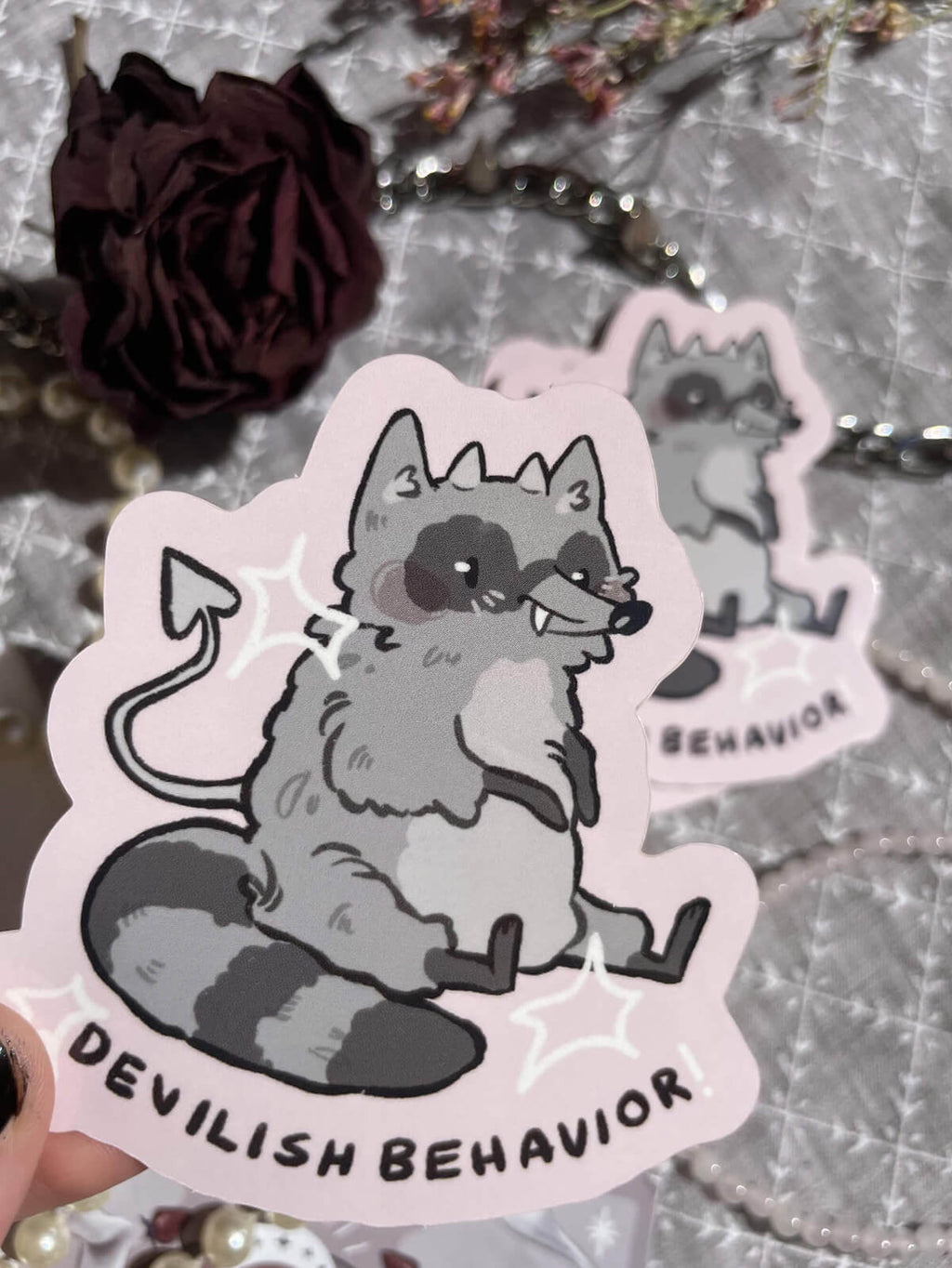 Devilish Behavior ✦ Vinyl Sticker