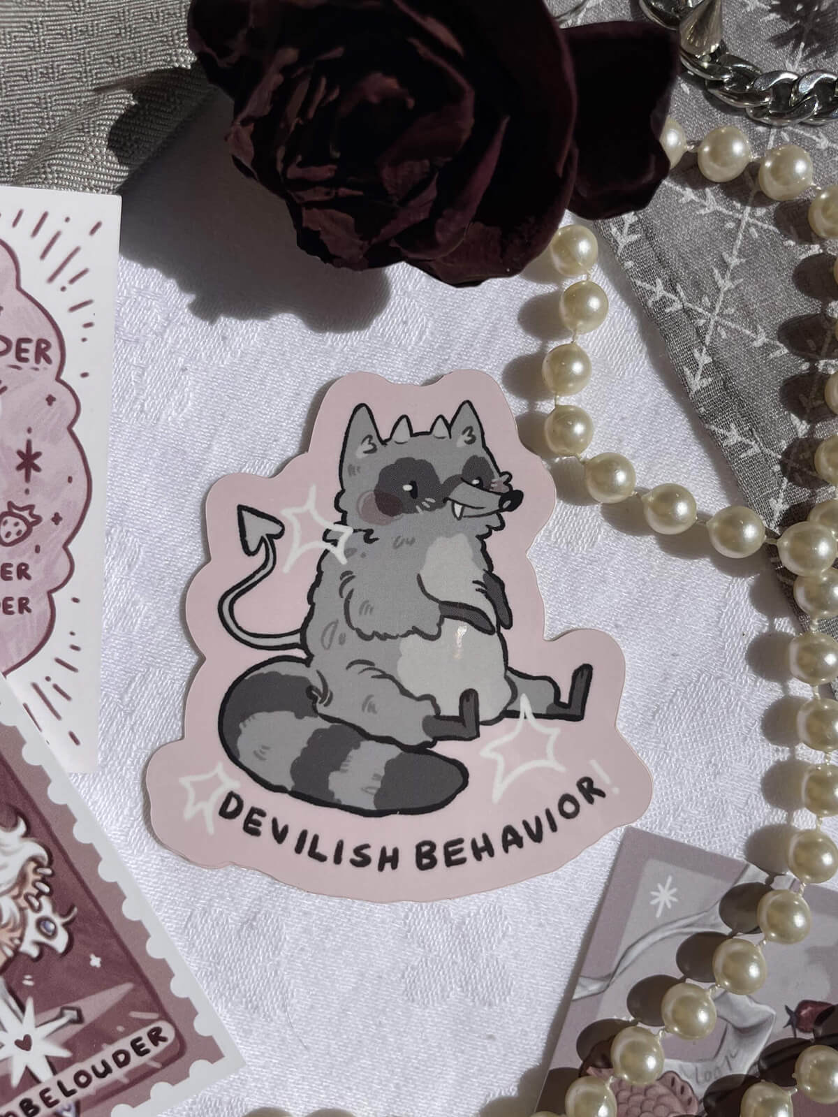 Devilish Behavior ✦ Vinyl Sticker