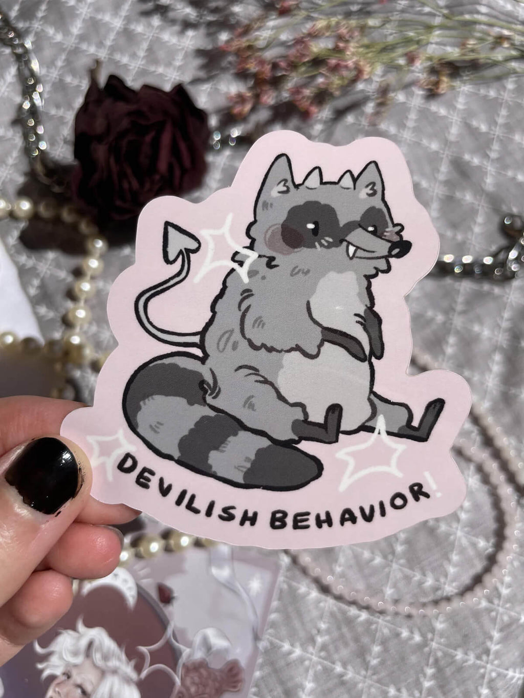 Devilish Behavior ✦ Vinyl Sticker