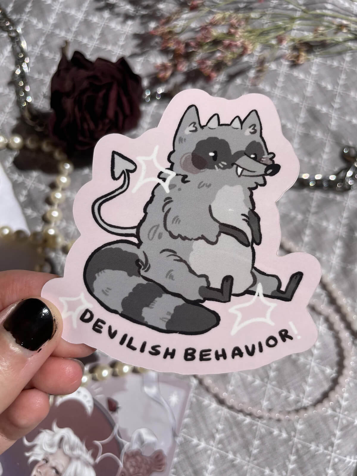 Devilish Behavior ✦ Vinyl Sticker