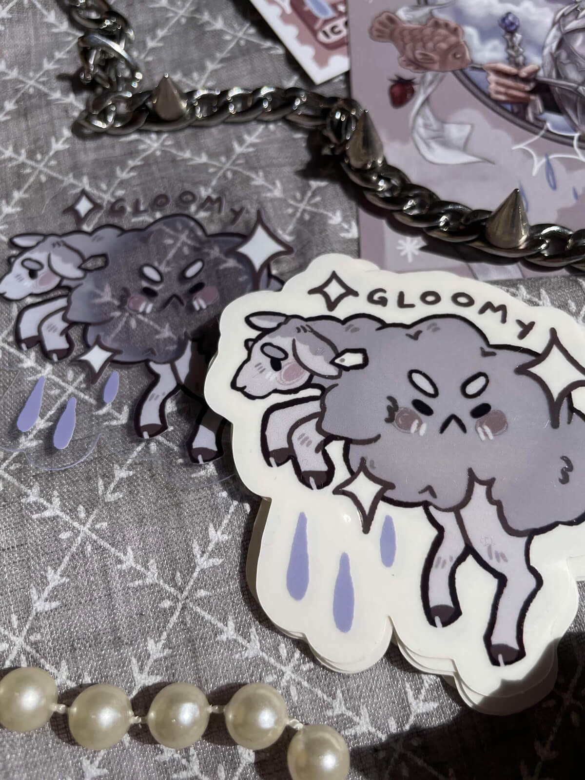 Gloomy ✦ Transparent Vinyl Sticker