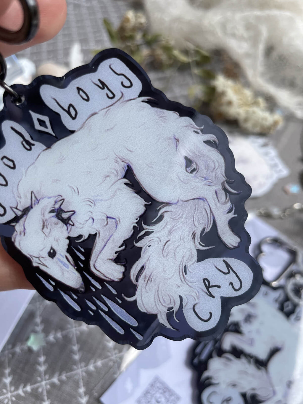 Good Boys Cry ✦ Acrylic Keychain