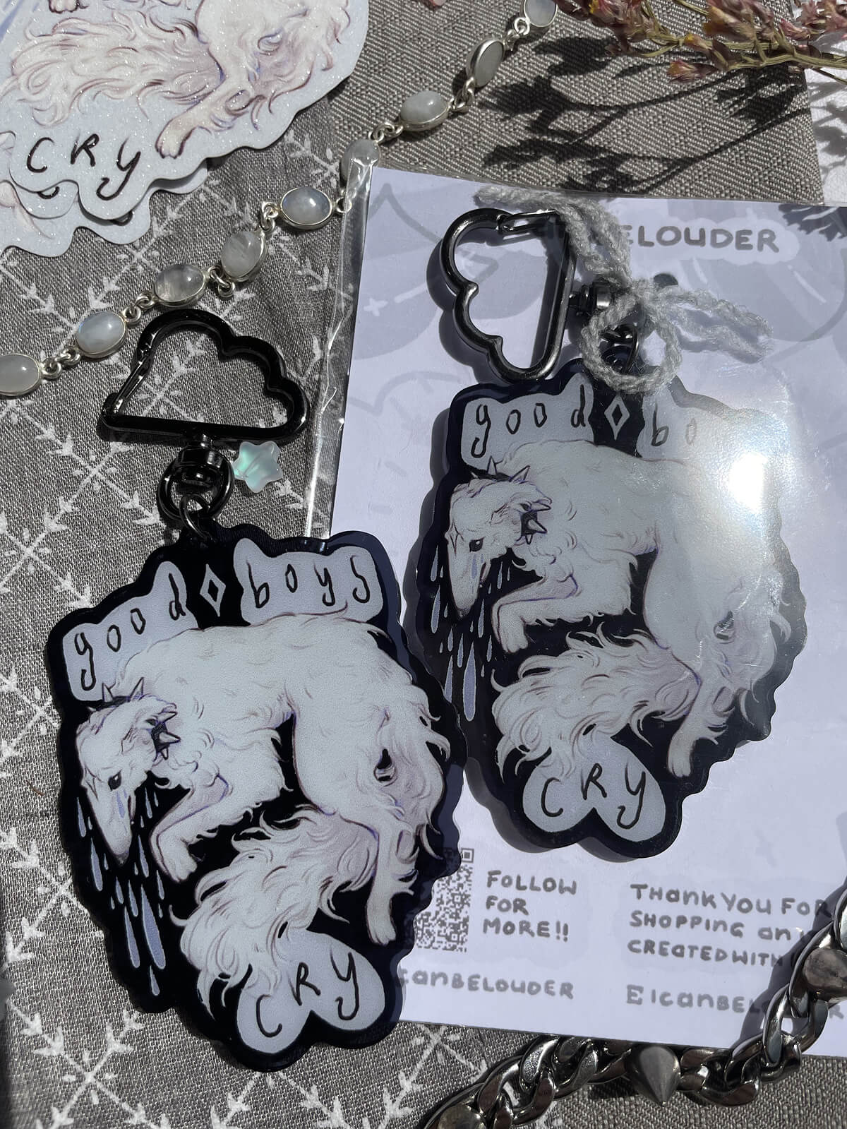Good Boys Cry ✦ Acrylic Keychain