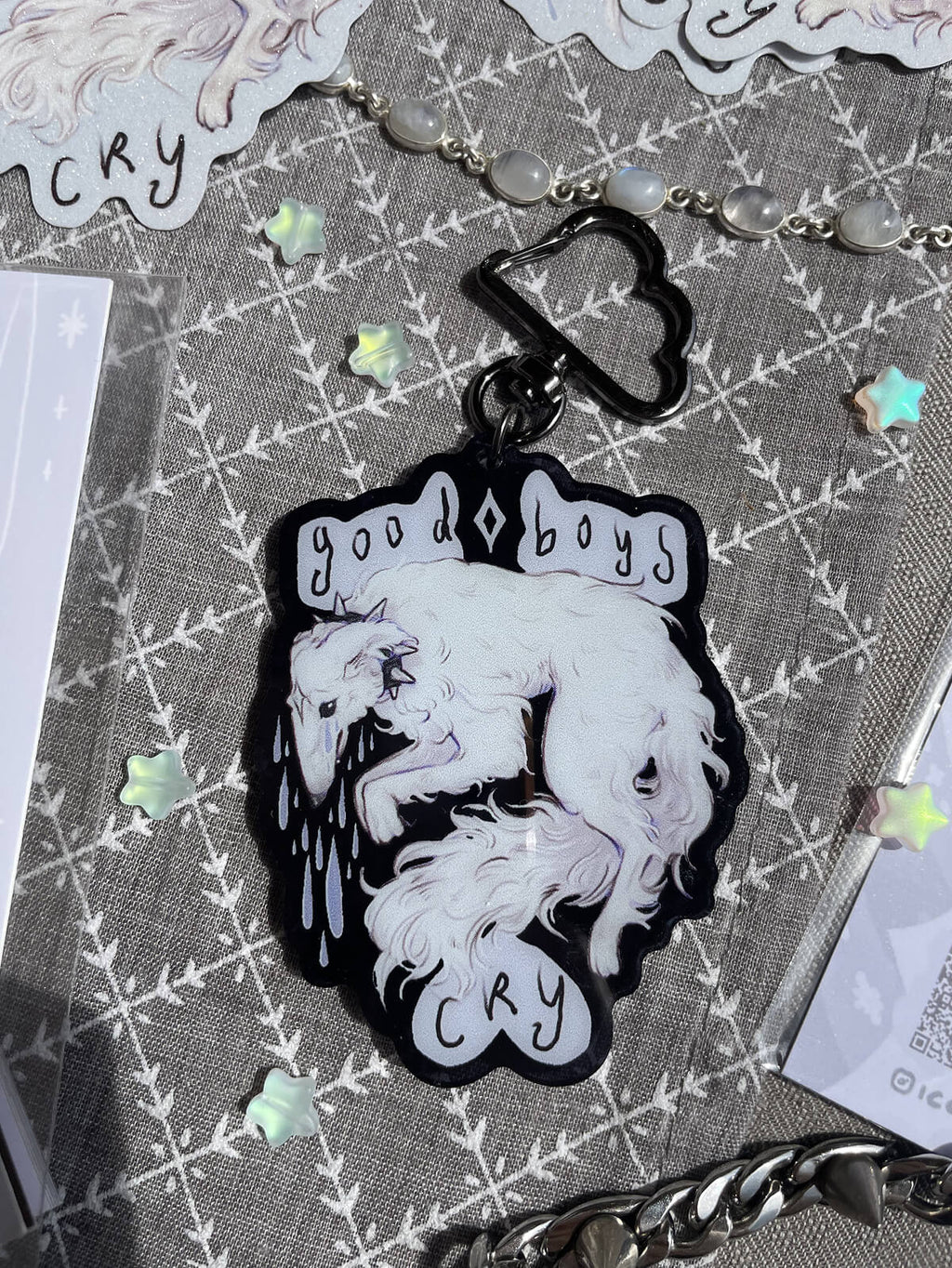 Good Boys Cry ✦ Acrylic Keychain