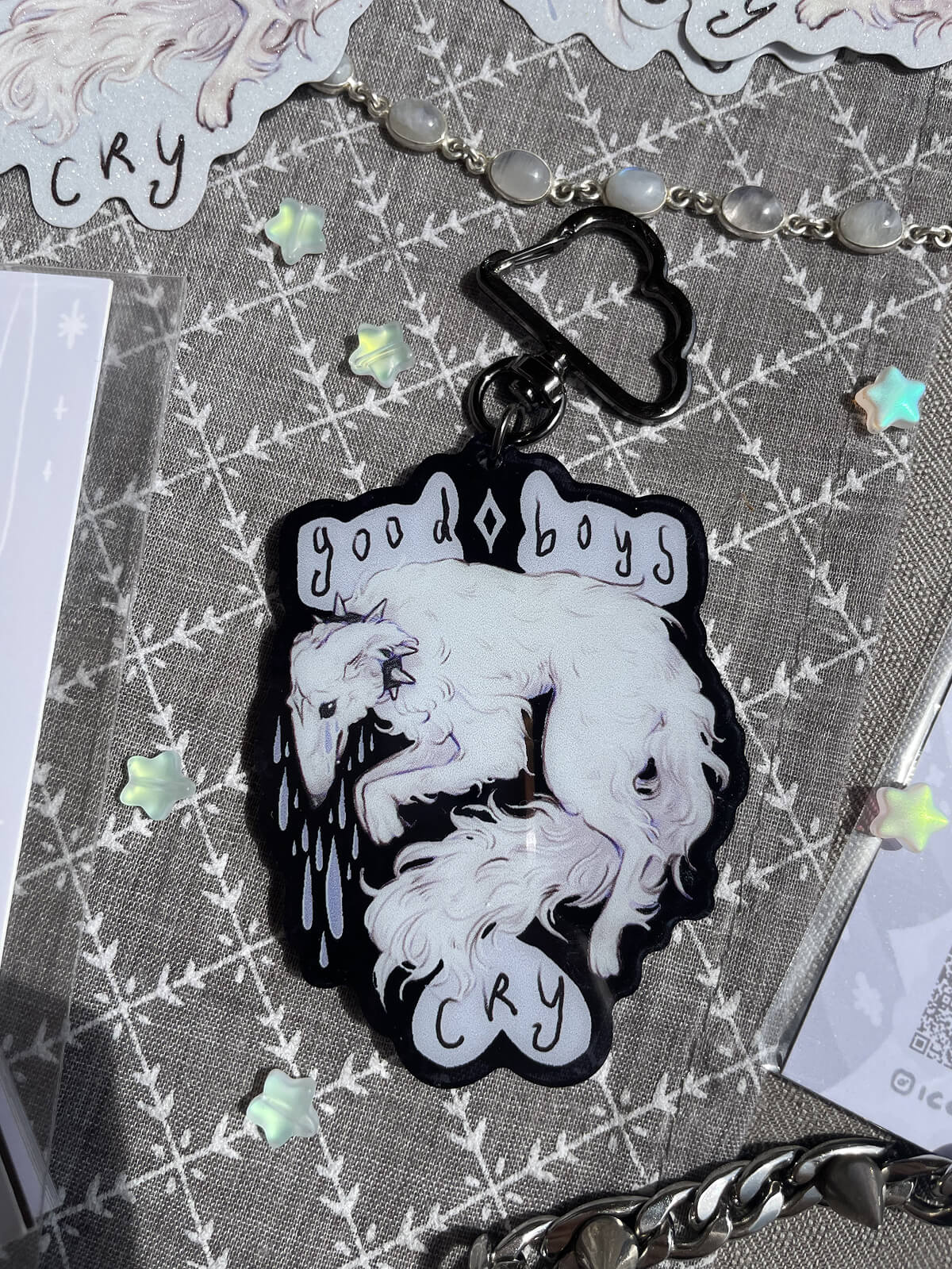 Good Boys Cry ✦ Acrylic Keychain