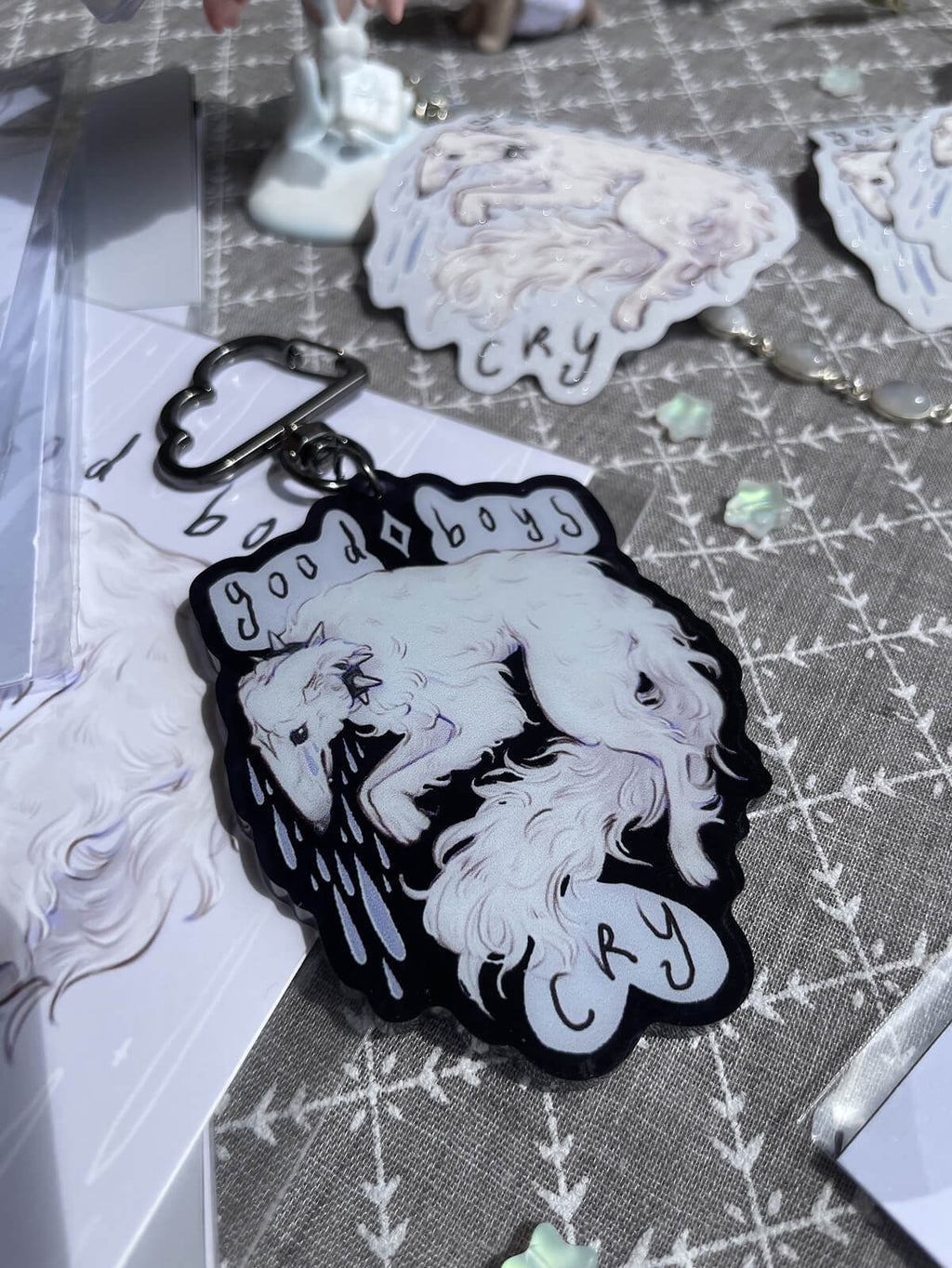 Good Boys Cry ✦ Acrylic Keychain