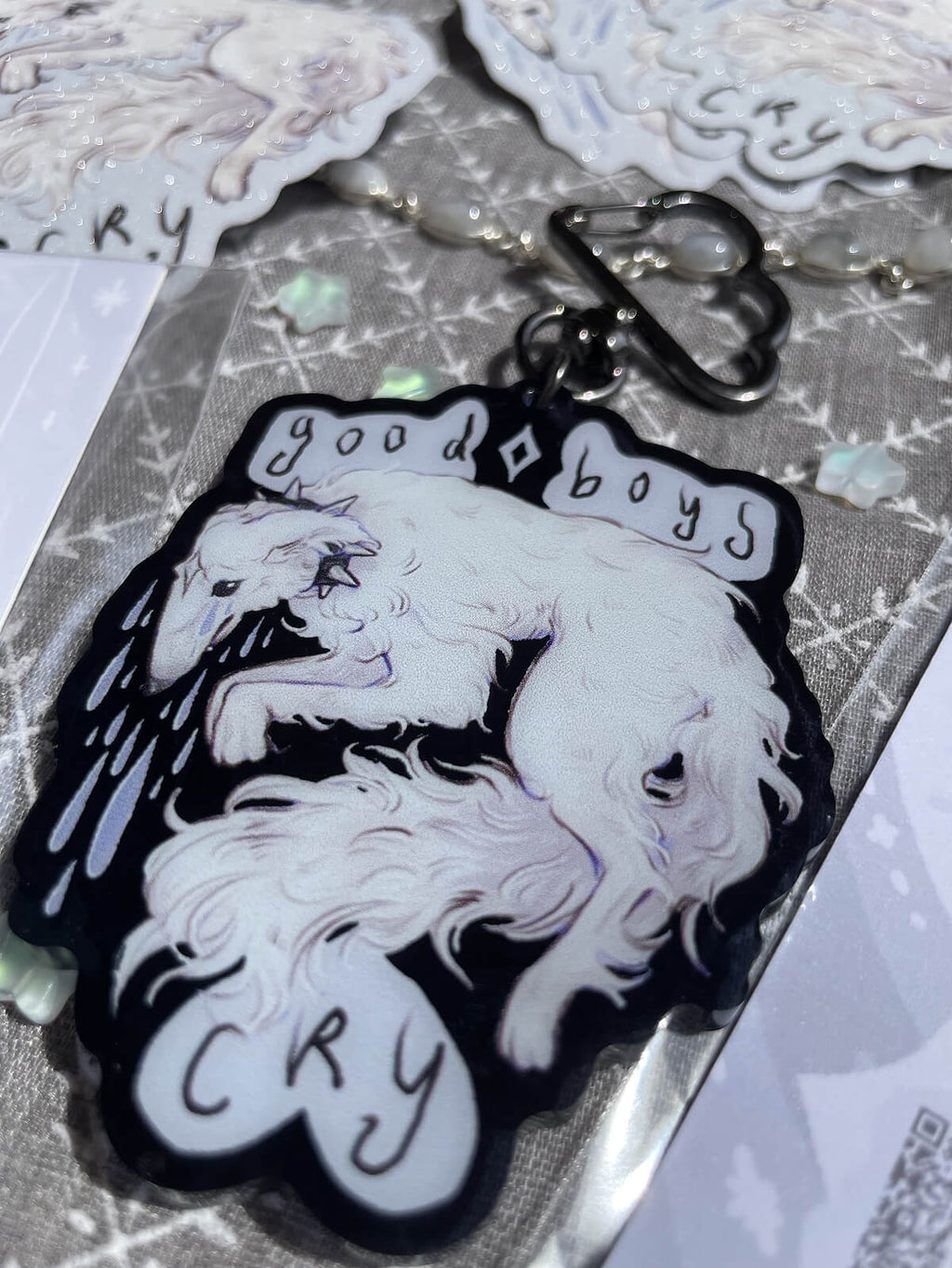 Good Boys Cry ✦ Acrylic Keychain