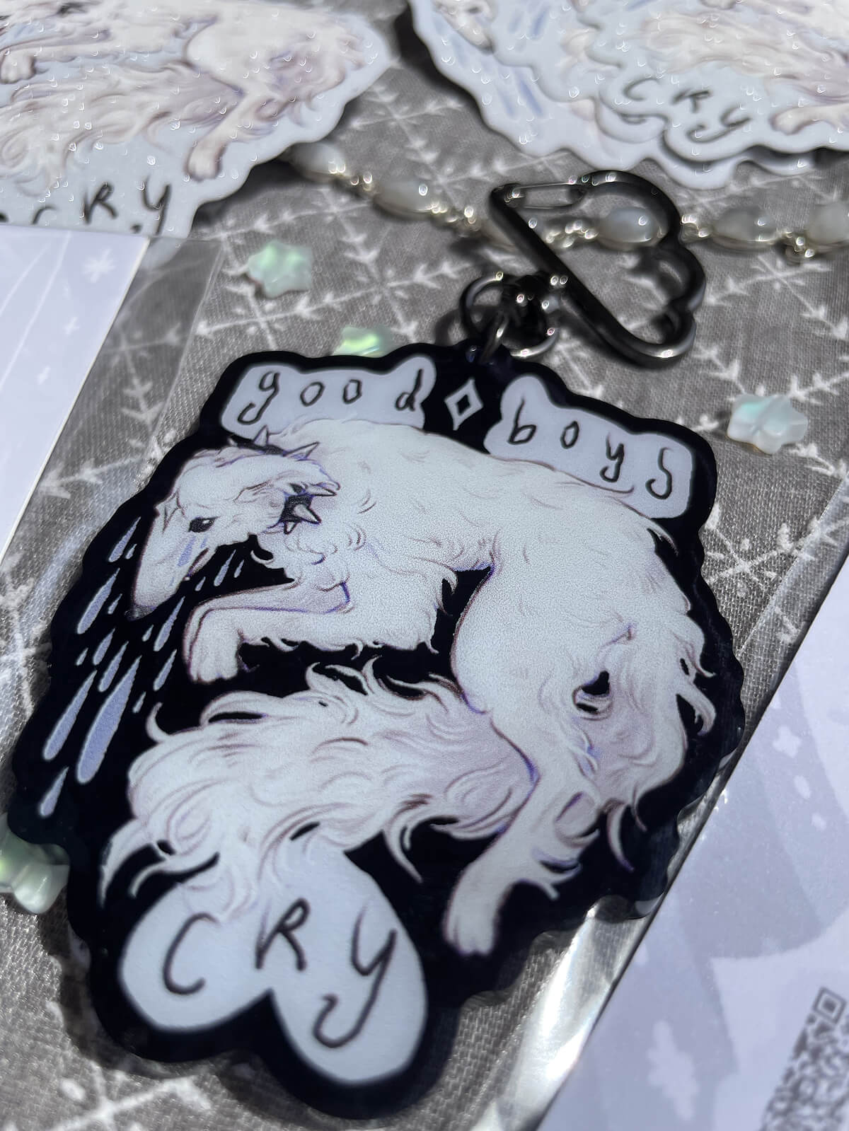 Good Boys Cry ✦ Acrylic Keychain