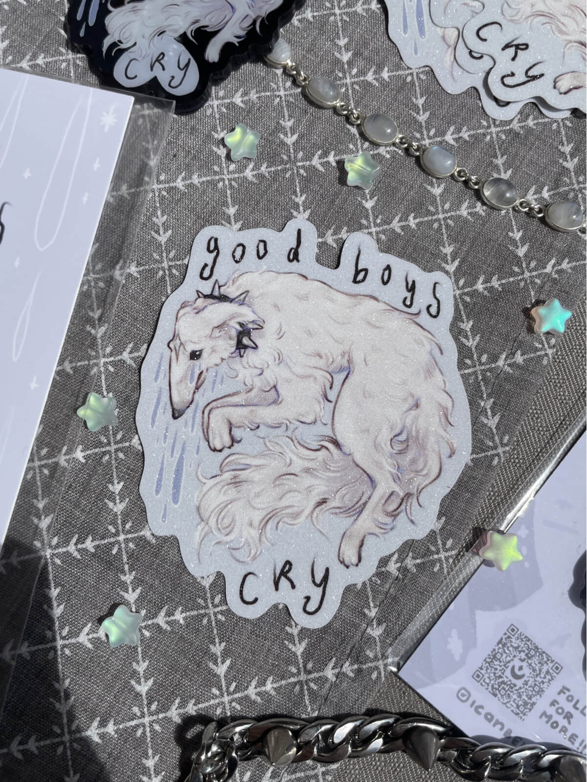 Good Boys Cry ✦ Vinyl Sticker