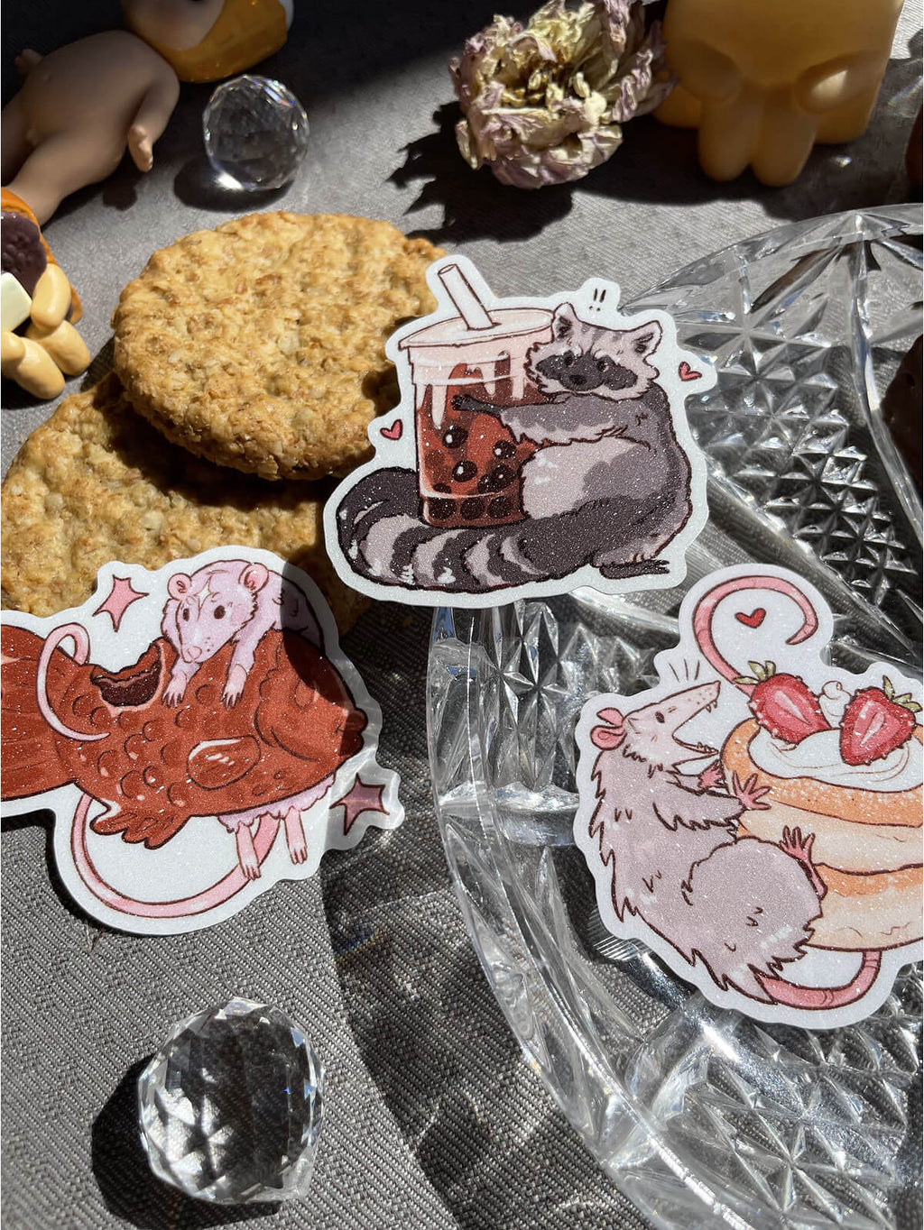 Greedy Critters ✦ Vinyl Stickers