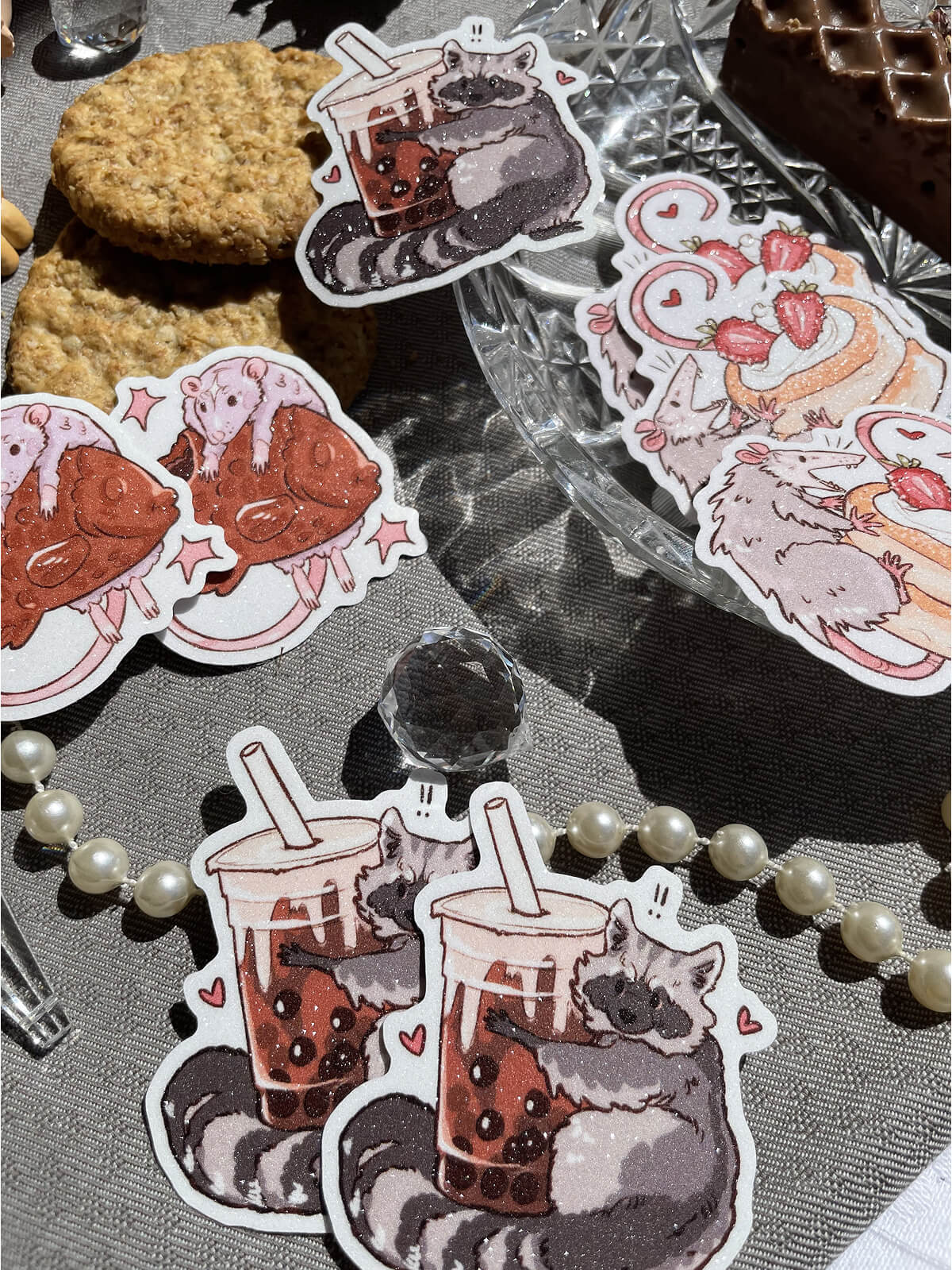 Greedy Critters ✦ Vinyl Stickers