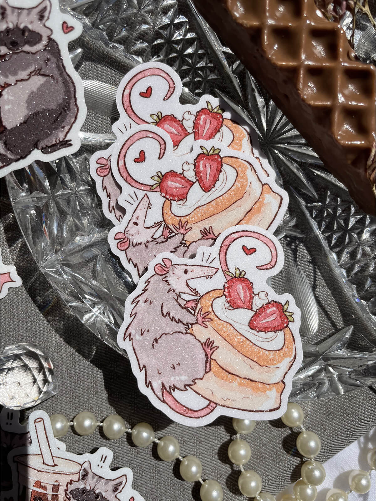 Greedy Critters ✦ Vinyl Stickers