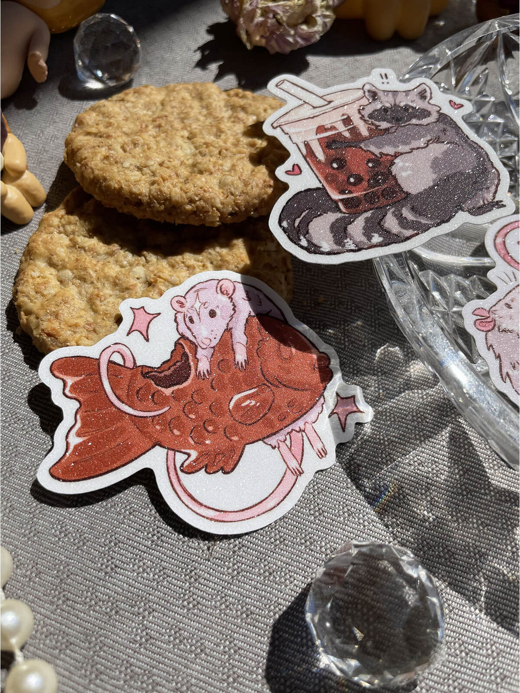 Greedy Critters ✦ Vinyl Stickers