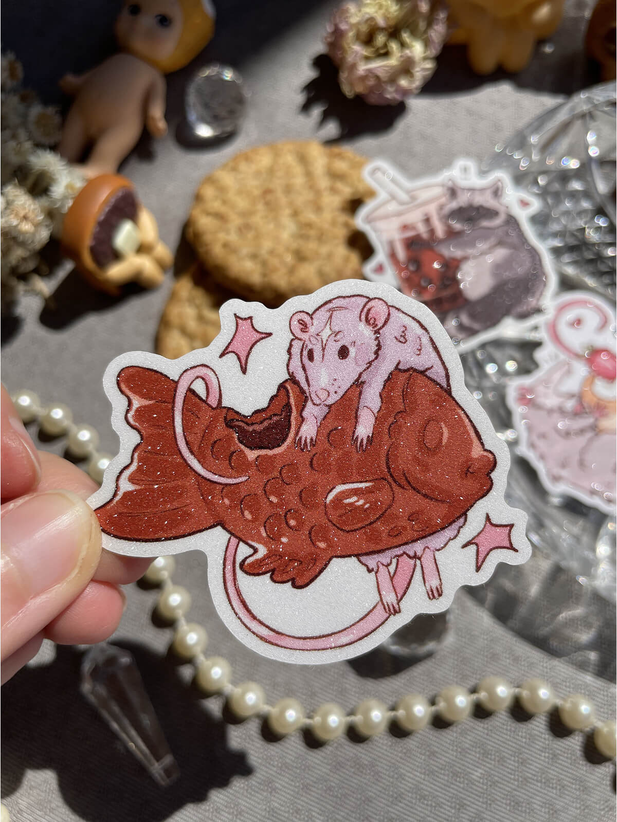 Greedy Critters ✦ Vinyl Stickers