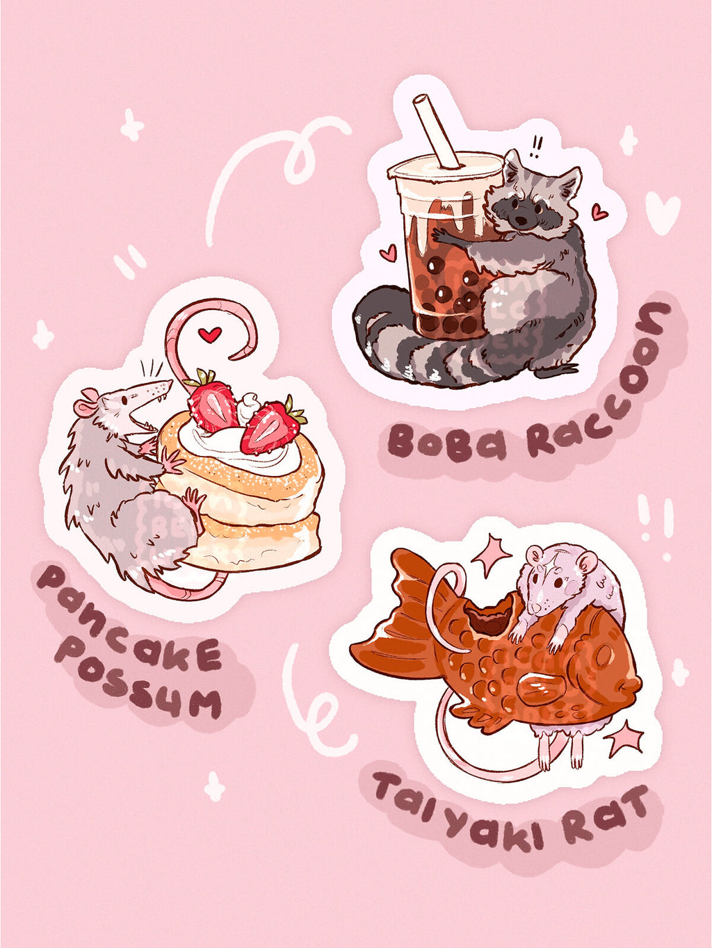 !!PREORDER!! Greedy Critters ✦ Vinyl Stickers