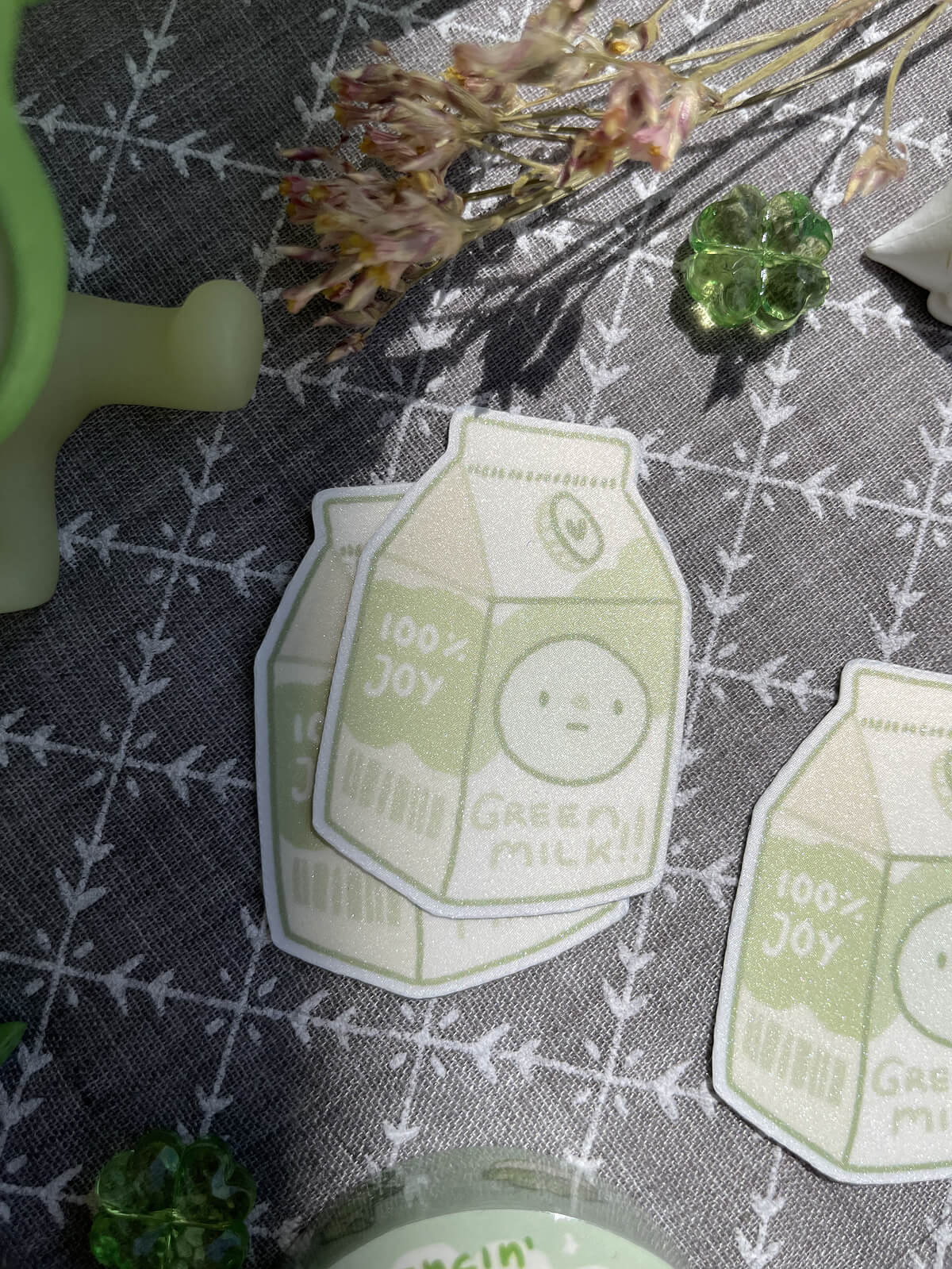 Green Milk ✦ Vinyl Sticker