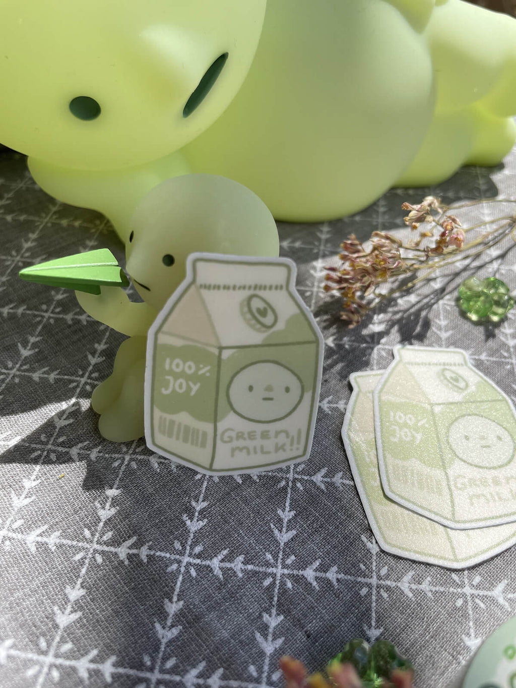 Green Milk ✦ Vinyl Sticker