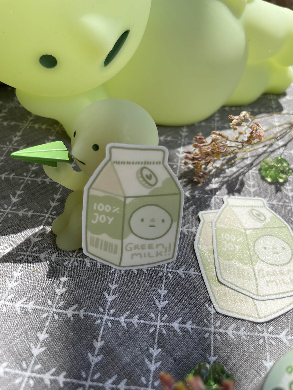 Green Milk ✦ Vinyl Sticker