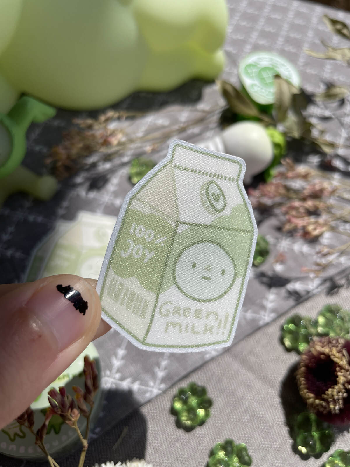 Green Milk ✦ Vinyl Sticker