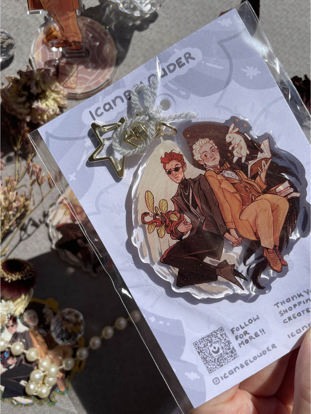 Good Omens ✦ Acrylic Keychain