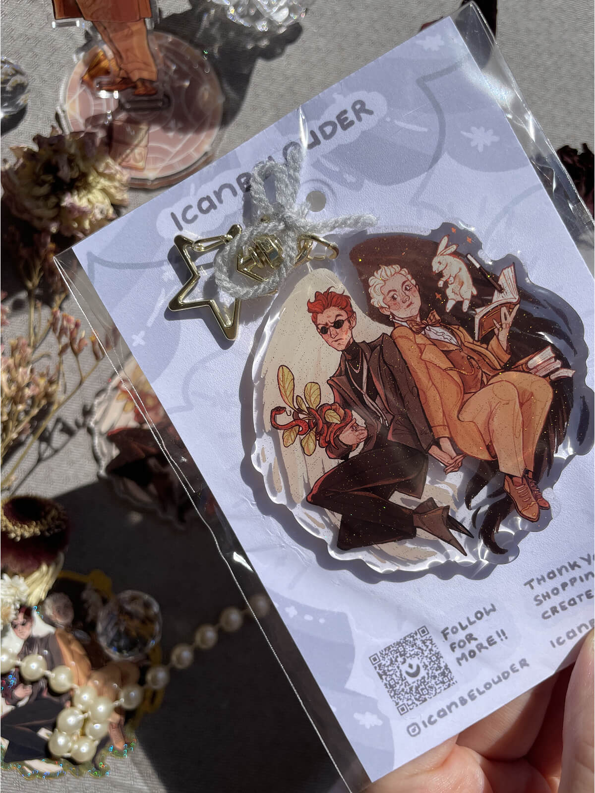 Good Omens ✦ Acrylic Keychain
