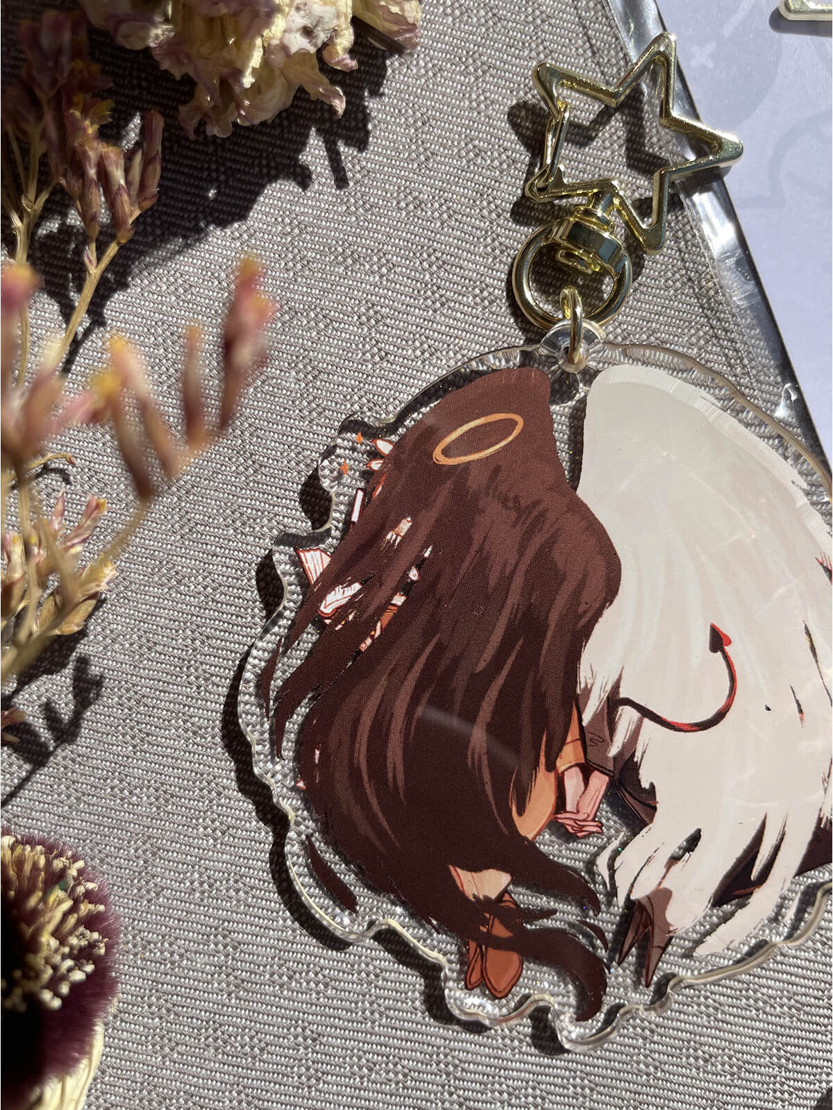 Good Omens ✦ Acrylic Keychain