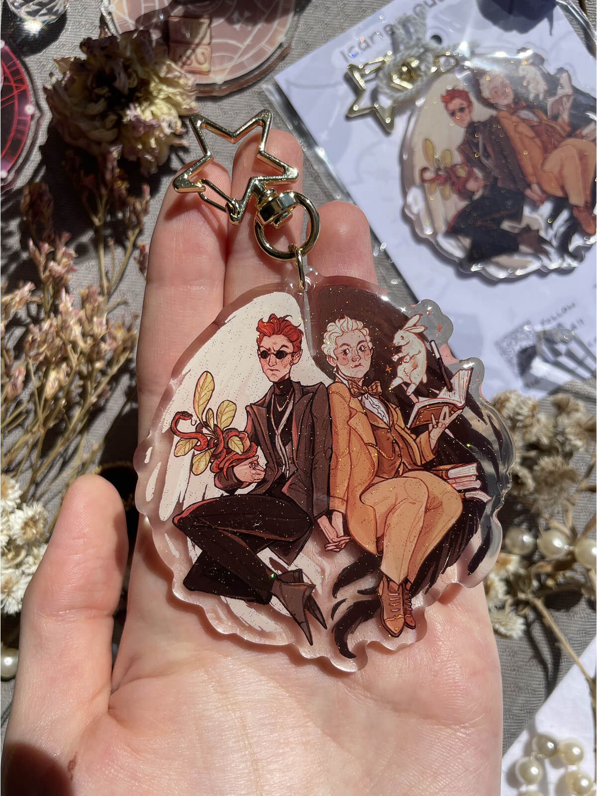 Good Omens ✦ Acrylic Keychain