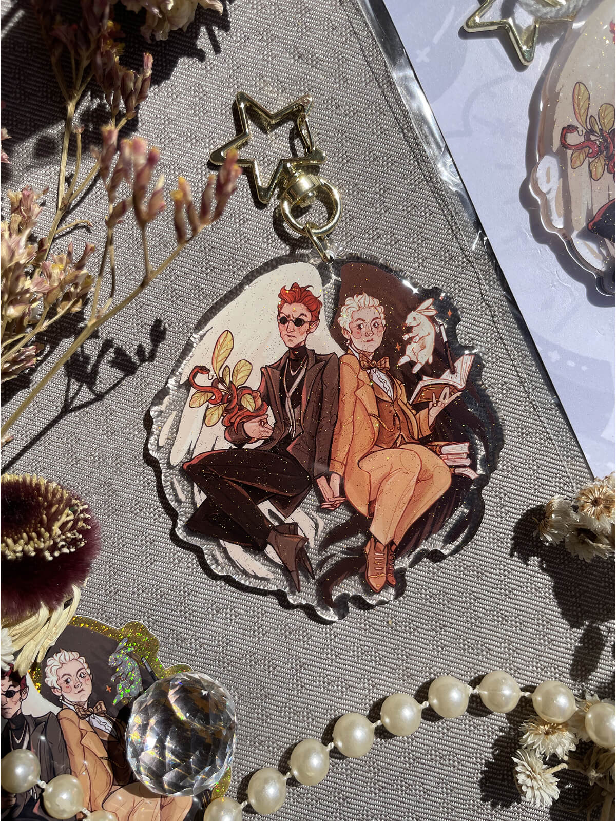 Good Omens ✦ Acrylic Keychain