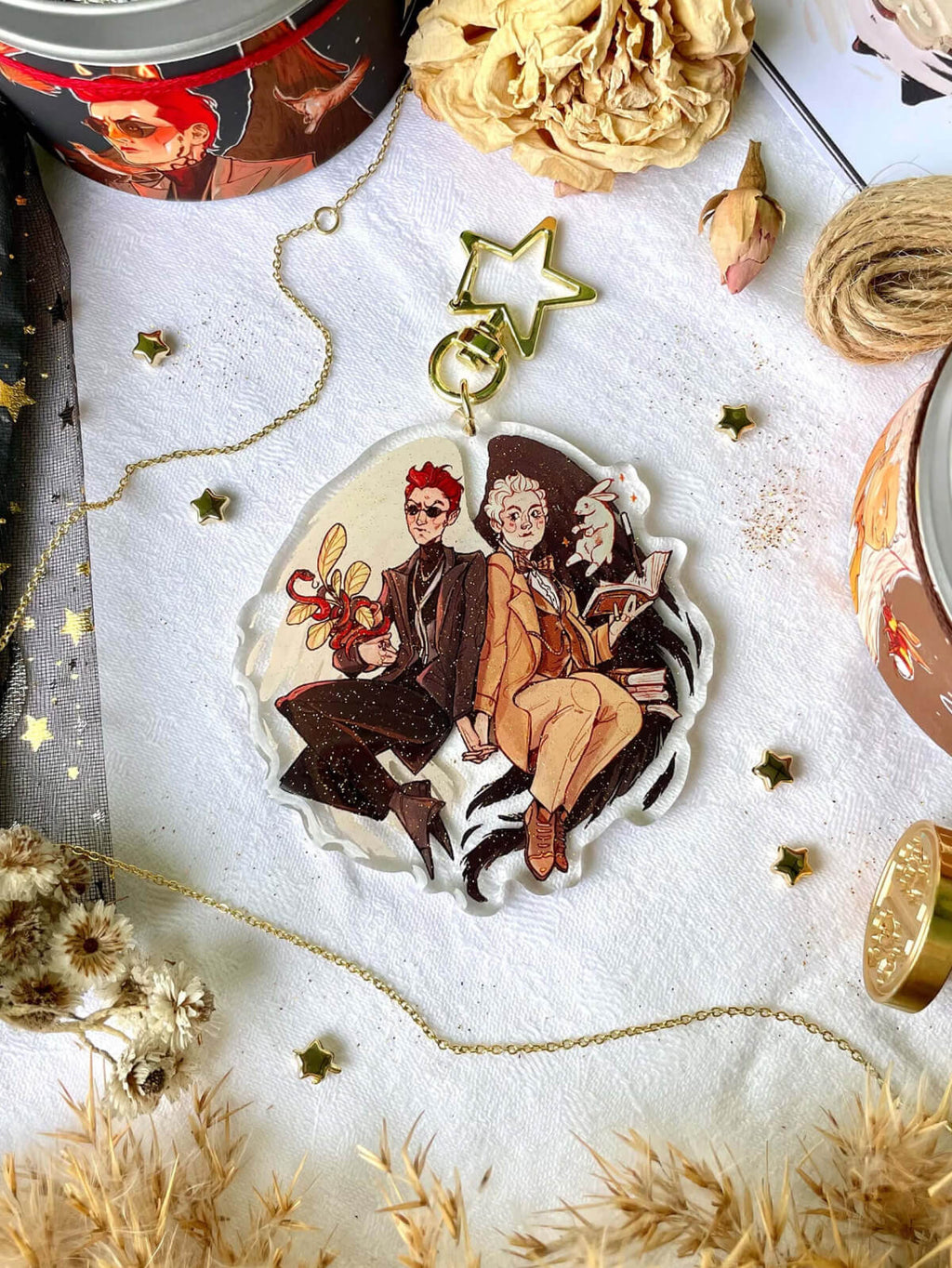 !!PREORDER!! Good Omens ✦ Acrylic Keychain
