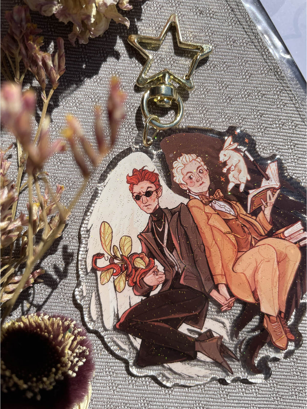 Good Omens ✦ Acrylic Keychain