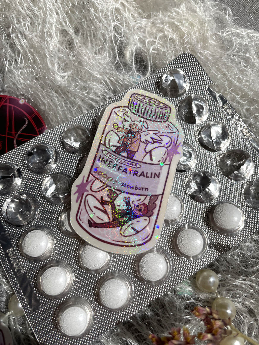 Ineffatralin Good Omens ✦ Glitter Sticker