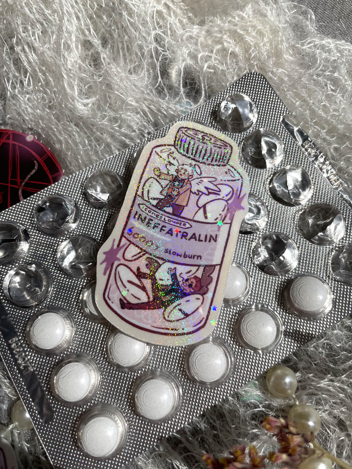 Ineffatralin Good Omens ✦ Glitter Sticker