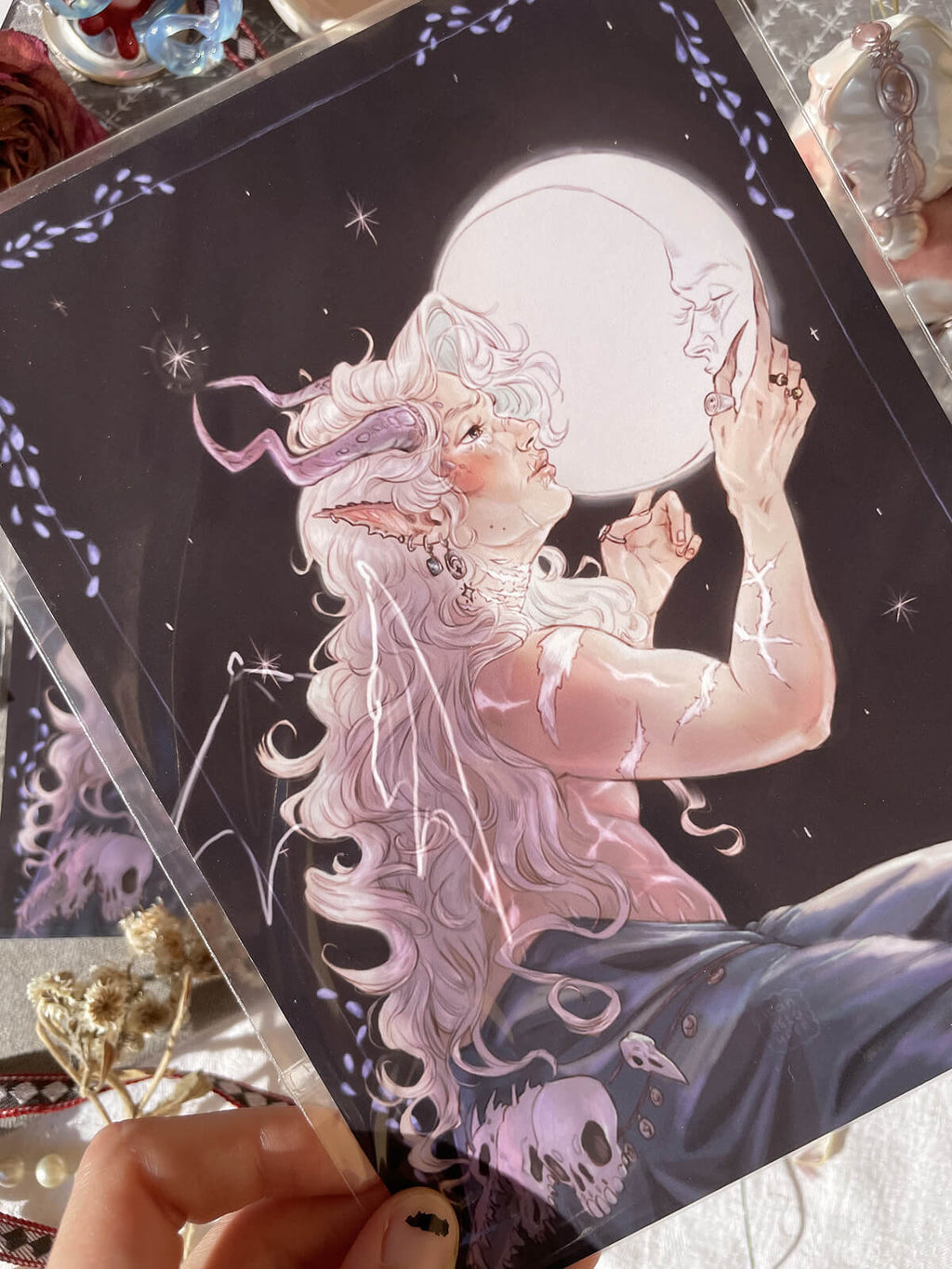 Lunar Scars ✦ A5 Art Print