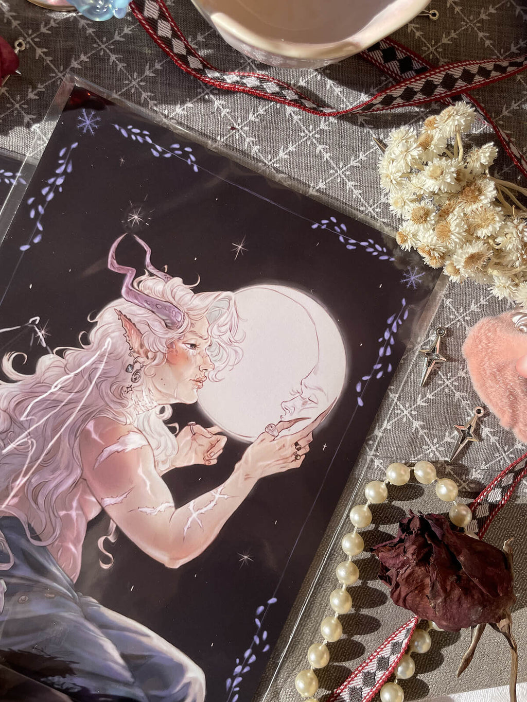 Lunar Scars ✦ A5 Art Print