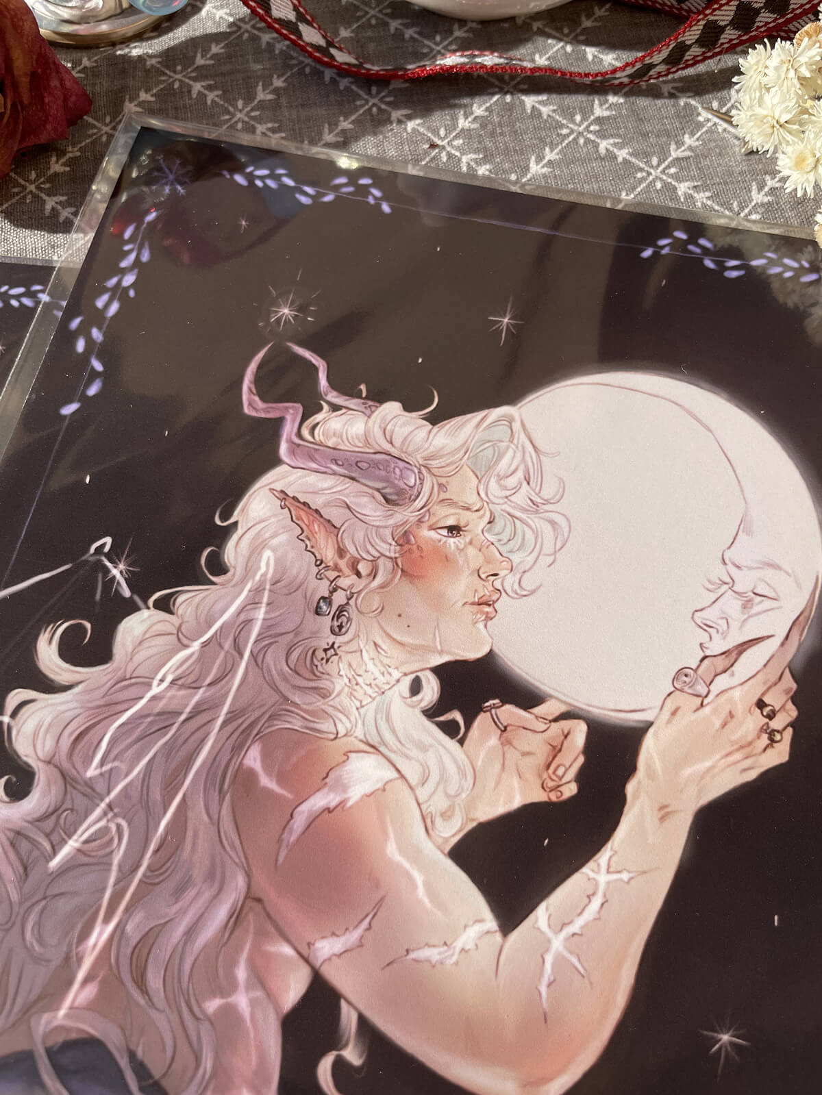 Lunar Scars ✦ A5 Art Print