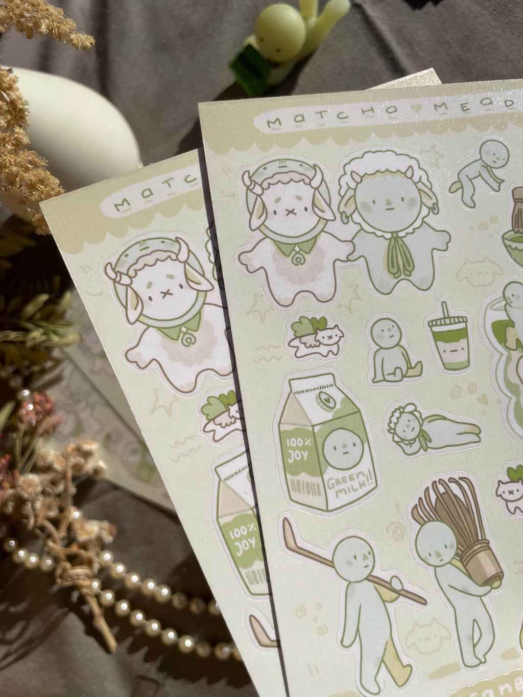 Matcha Meadow ✦ Stickersheet