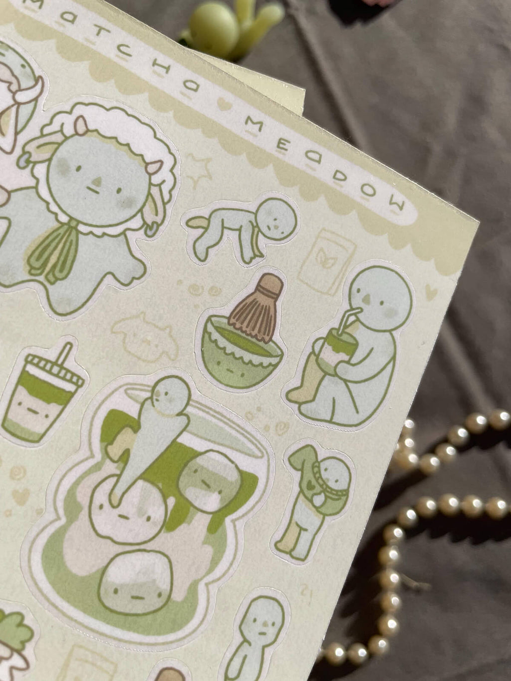 Matcha Meadow ✦ Stickersheet