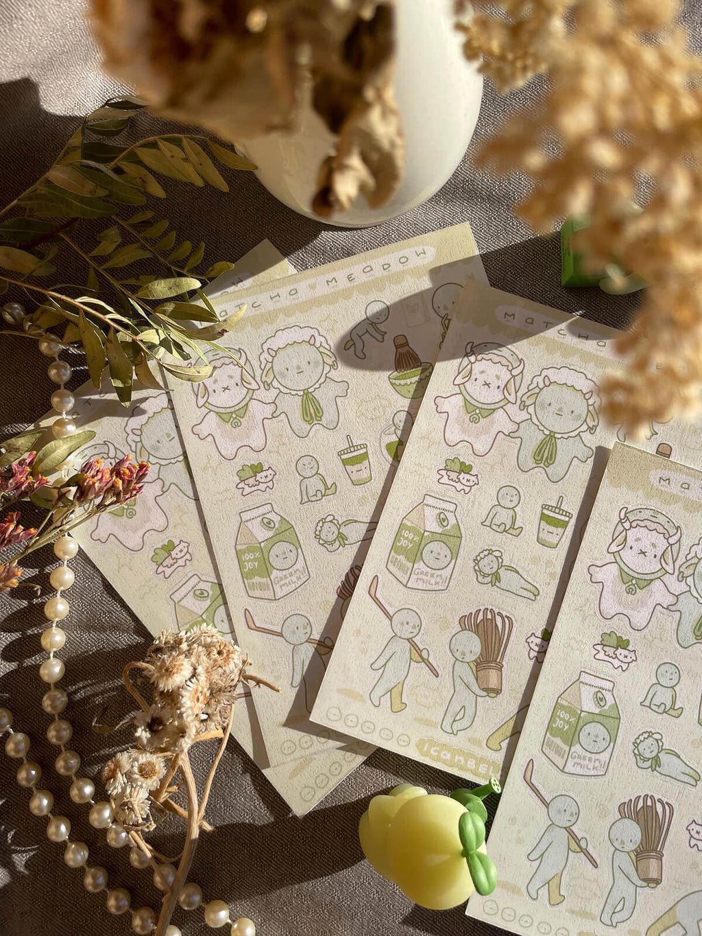 Matcha Meadow ✦ Stickersheet