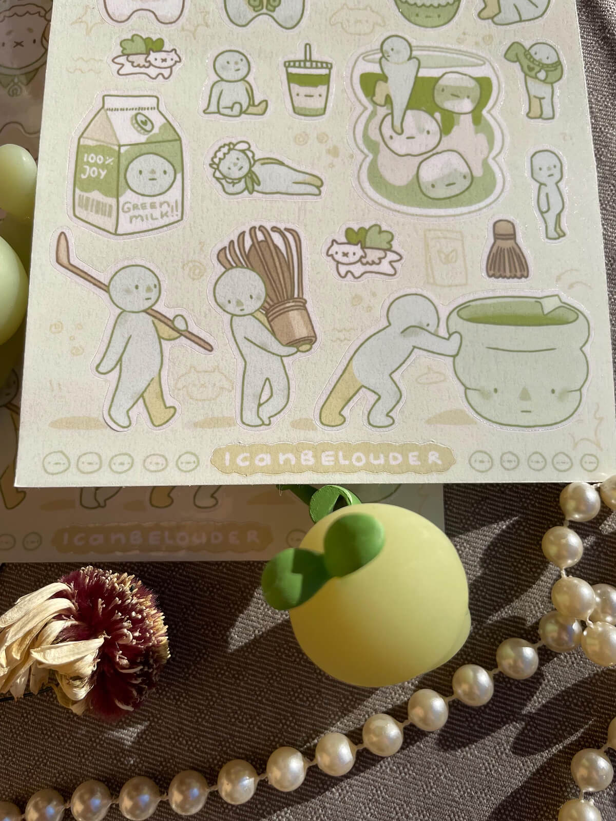 Matcha Meadow ✦ Stickersheet