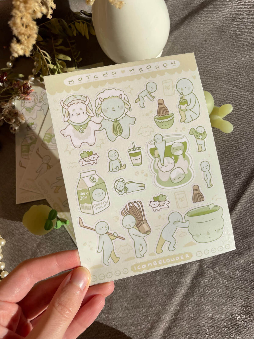 Matcha Meadow ✦ Stickersheet