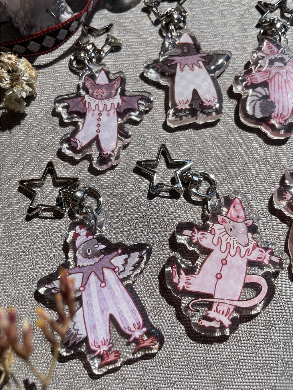 Party Pest ✦ Acrylic Keychains